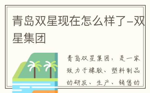 青岛双星现在怎么样了-双星集团