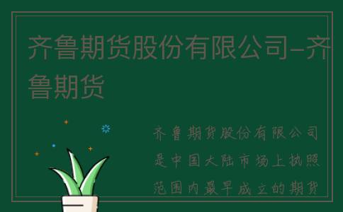 齐鲁期货股份有限公司-齐鲁期货