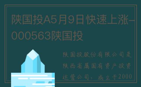 陕国投A5月9日快速上涨-000563陕国投