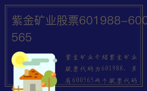 紫金矿业股票601988-600565