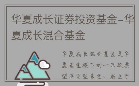 华夏成长证券投资基金-华夏成长混合基金