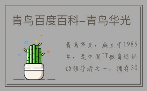 青鸟百度百科-青鸟华光