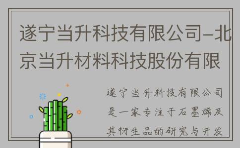 遂宁当升科技有限公司-北京当升材料科技股份有限公司