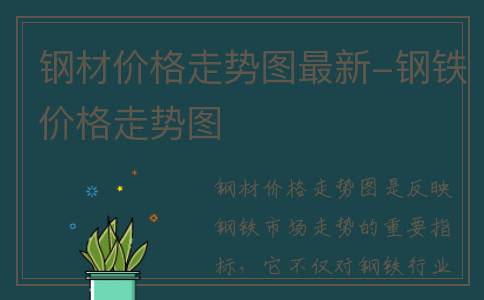 钢材价格走势图最新-钢铁价格走势图