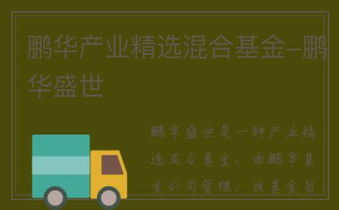 鹏华产业精选混合基金-鹏华盛世