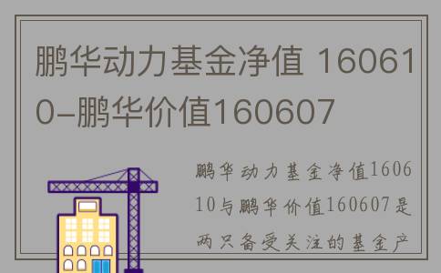 鹏华动力基金净值 160610-鹏华价值160607