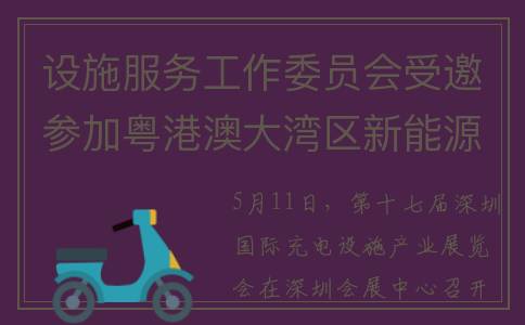 设施服务工作委员会受邀参加粤港澳大湾区新能源发展峰会并致辞