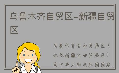 乌鲁木齐自贸区-新疆自贸区