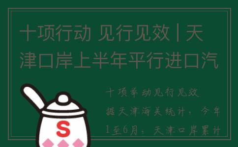 十项行动 见行见效 | 天津口岸上半年平行进口汽车占全国七成以上(十项行动见行见效 天津新闻 区长)