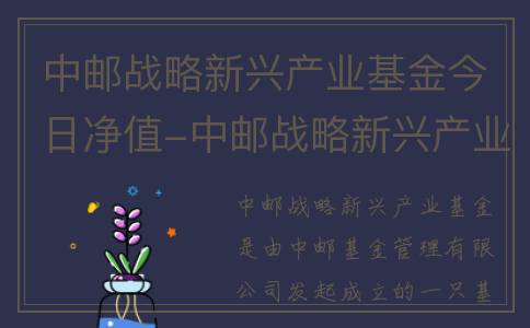 中邮战略新兴产业基金今日净值-中邮战略新兴产业