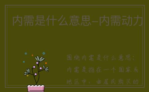 内需是什么意思-内需动力