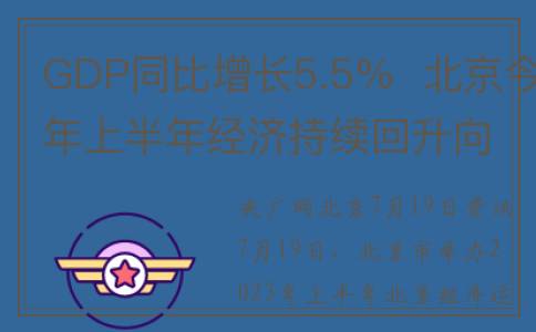 GDP同比增长5.5%  北京今年上半年经济持续回升向好(gdp同比增长率怎么算)