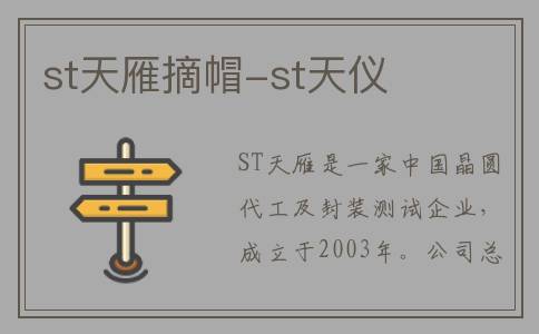 st天雁摘帽-st天仪